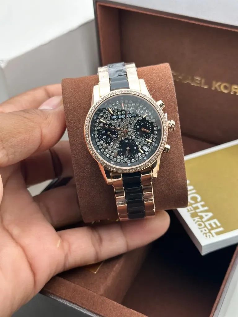 Ritz Chronograph (Black Stones (Black))